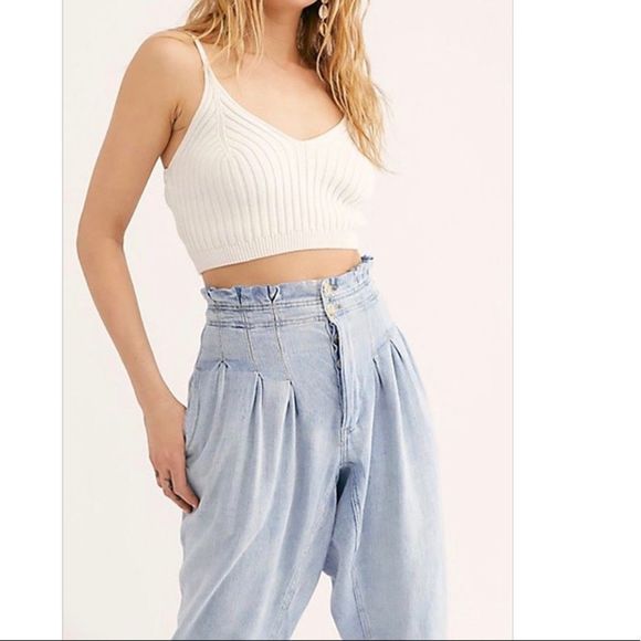 NWT Free People Mover and Shaker High-Waist Jeans - Picture 6 of 9